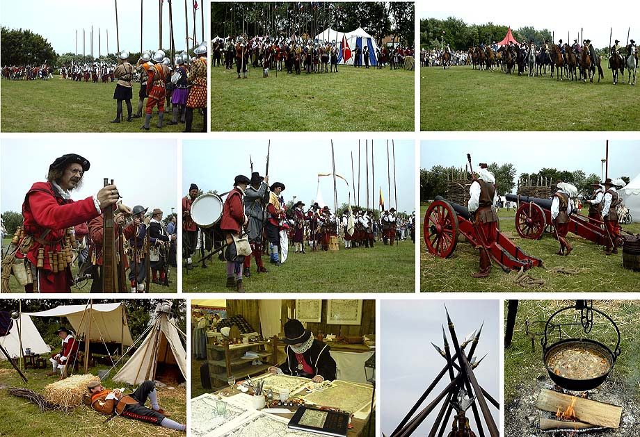 collage viering veldslag 400 jaar geleden